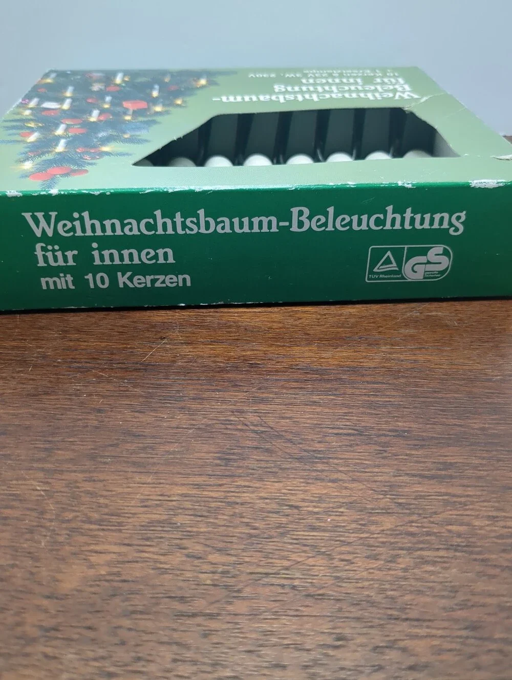 VINTAGE 80'S GERMAN CHRISTMAS TREE LIGHTS SL PRODUCTS HONG KONG NEW NOS !